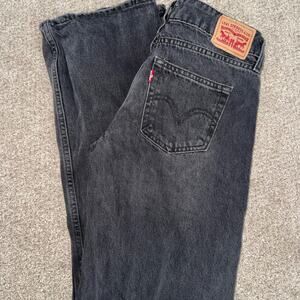 Levi’s Superlow Women’s Loose Leg Jeans Black Sz 26